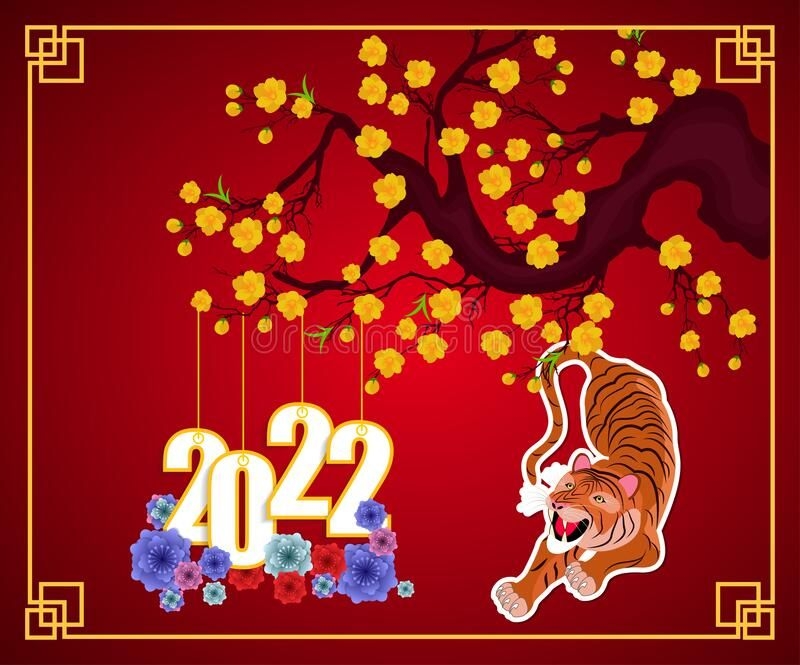 Chinese New Year 2022 - Year Of The Tiger. Lunar New Year