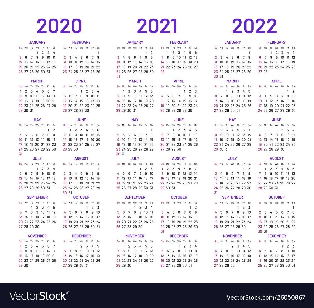 Collect 2 Year Pocket Calendar 2020 2021 | Calendar