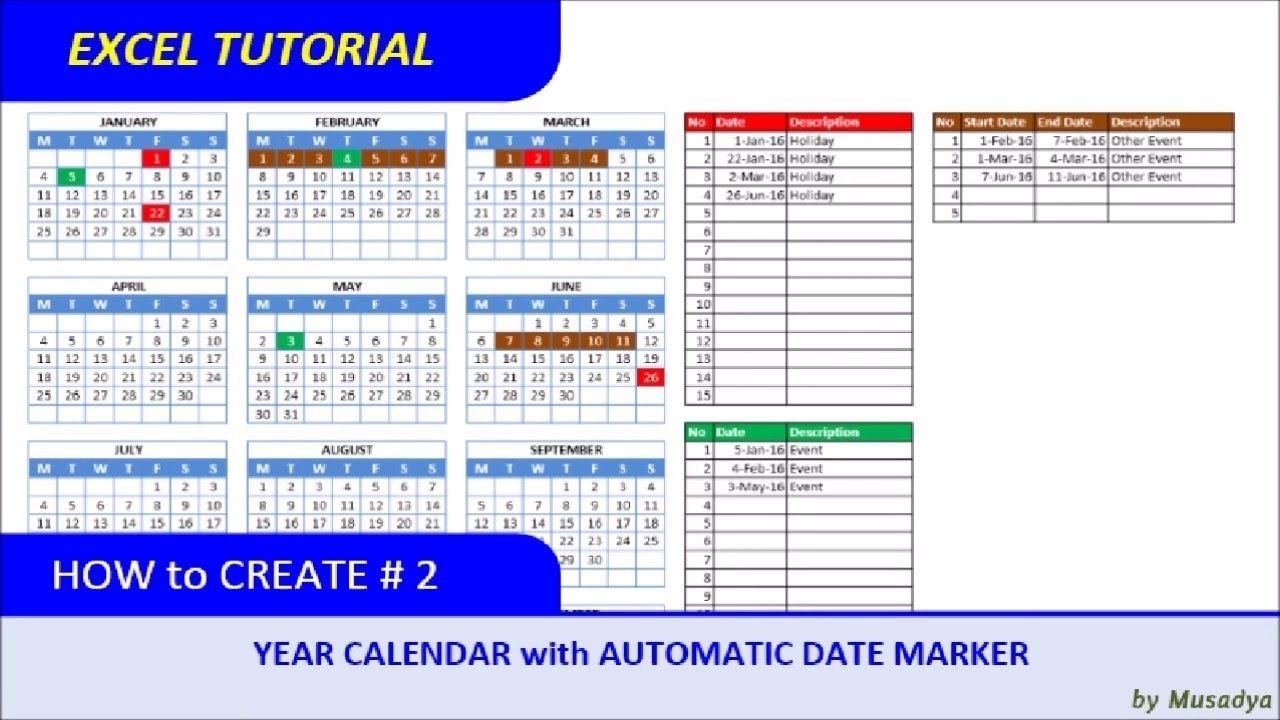 Create A Weekly Calendar In Excel | Ten Free Printable