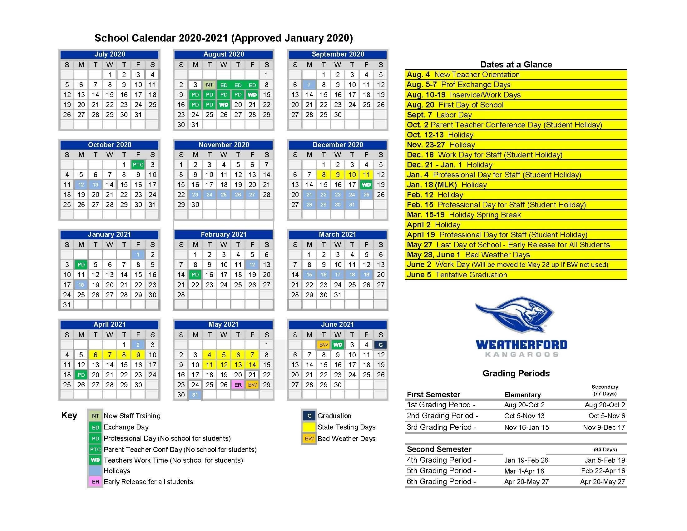 District 93 Calendar 2021 2022 | Printable March