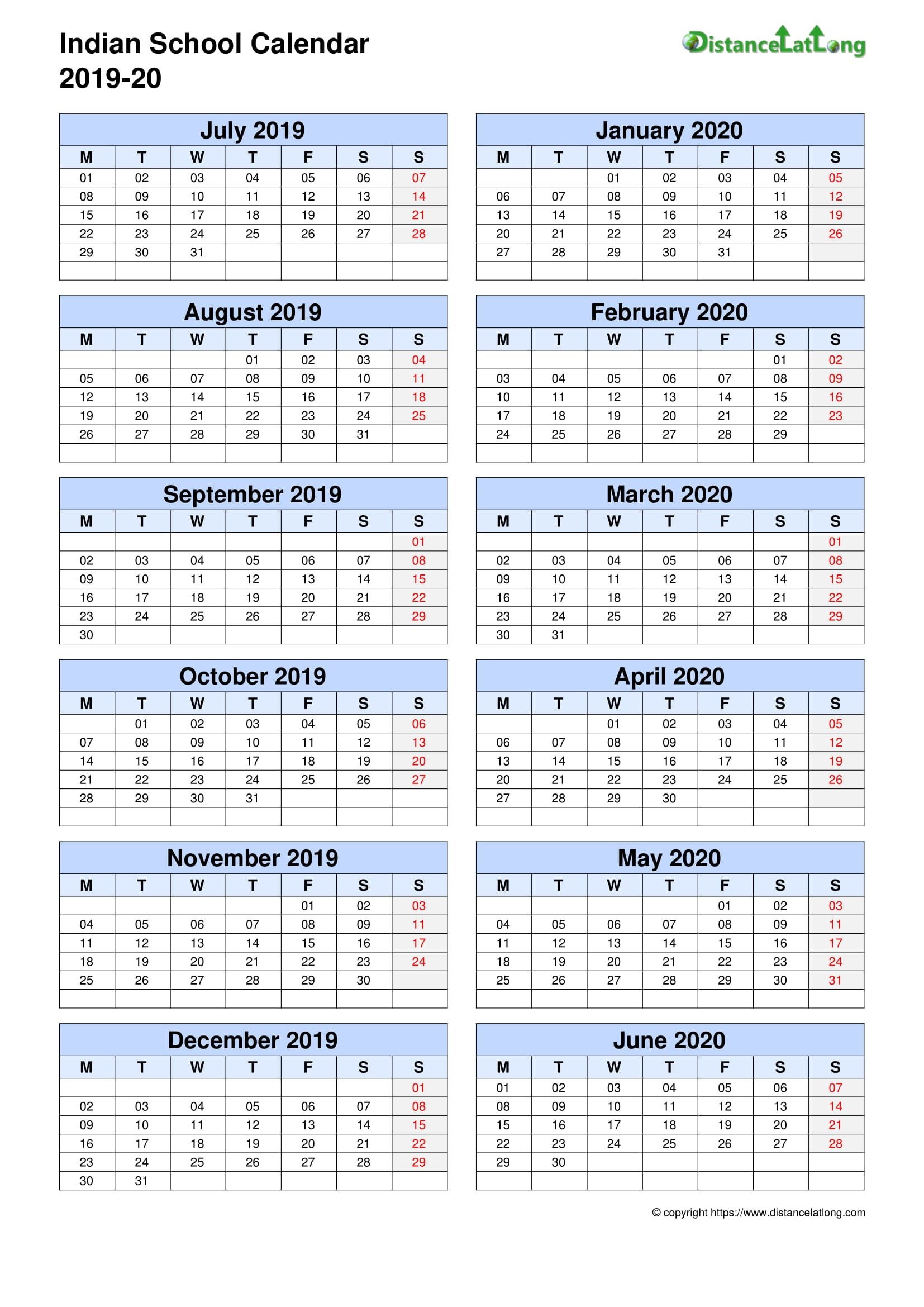 Effective March 2022 Calendar Australia