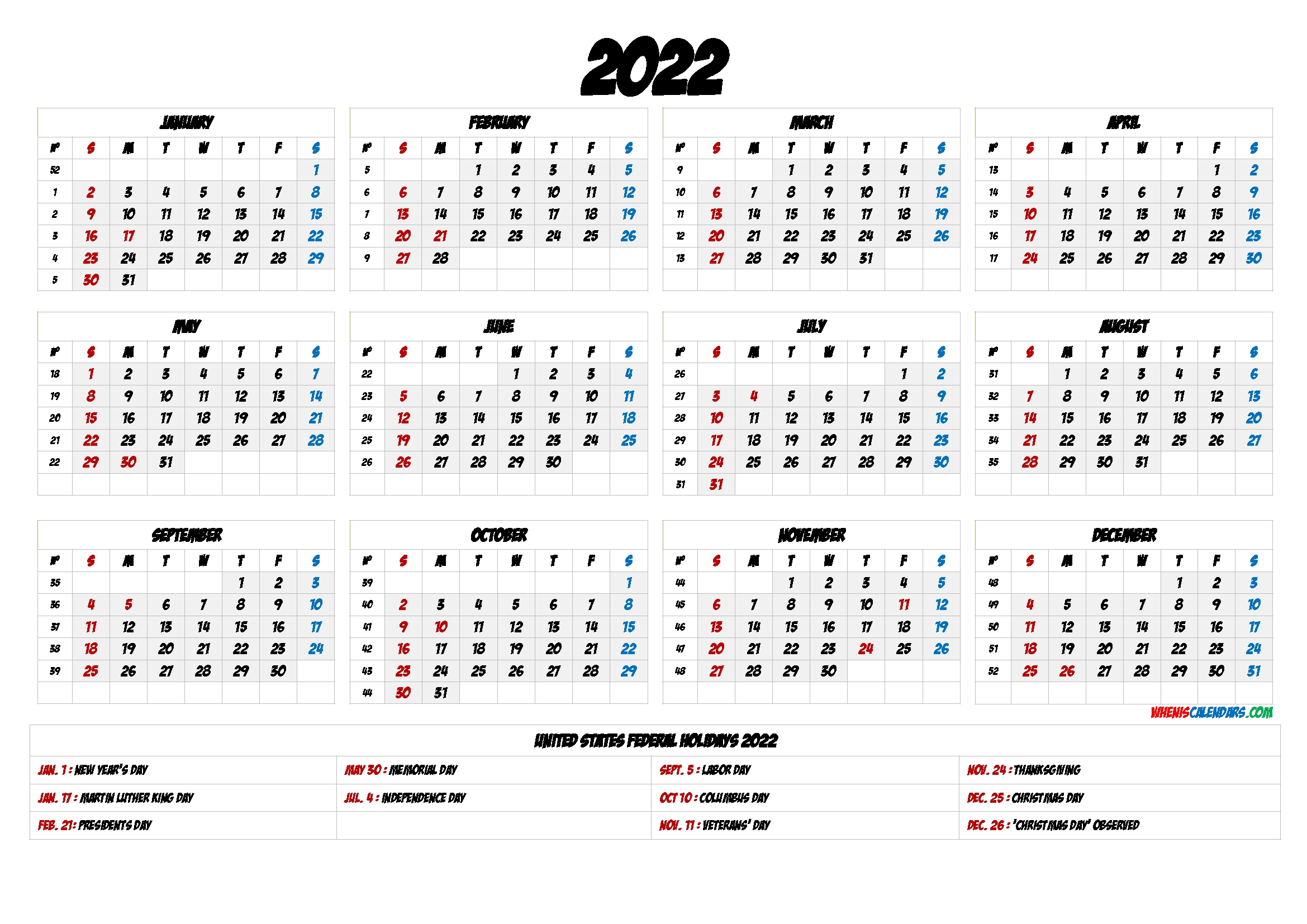 How to 2022 Calendar Download Excel