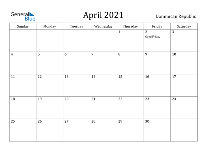 Free Printable Calendar In Pdf, Word And Excel - Dominican