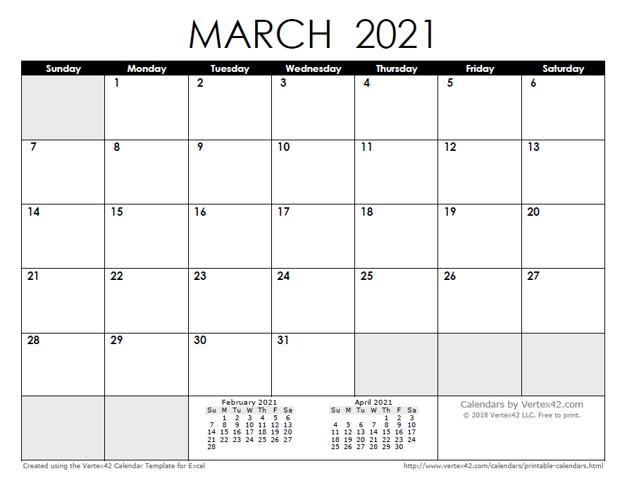 Free Printable Calendar - Printable Monthly Calendars