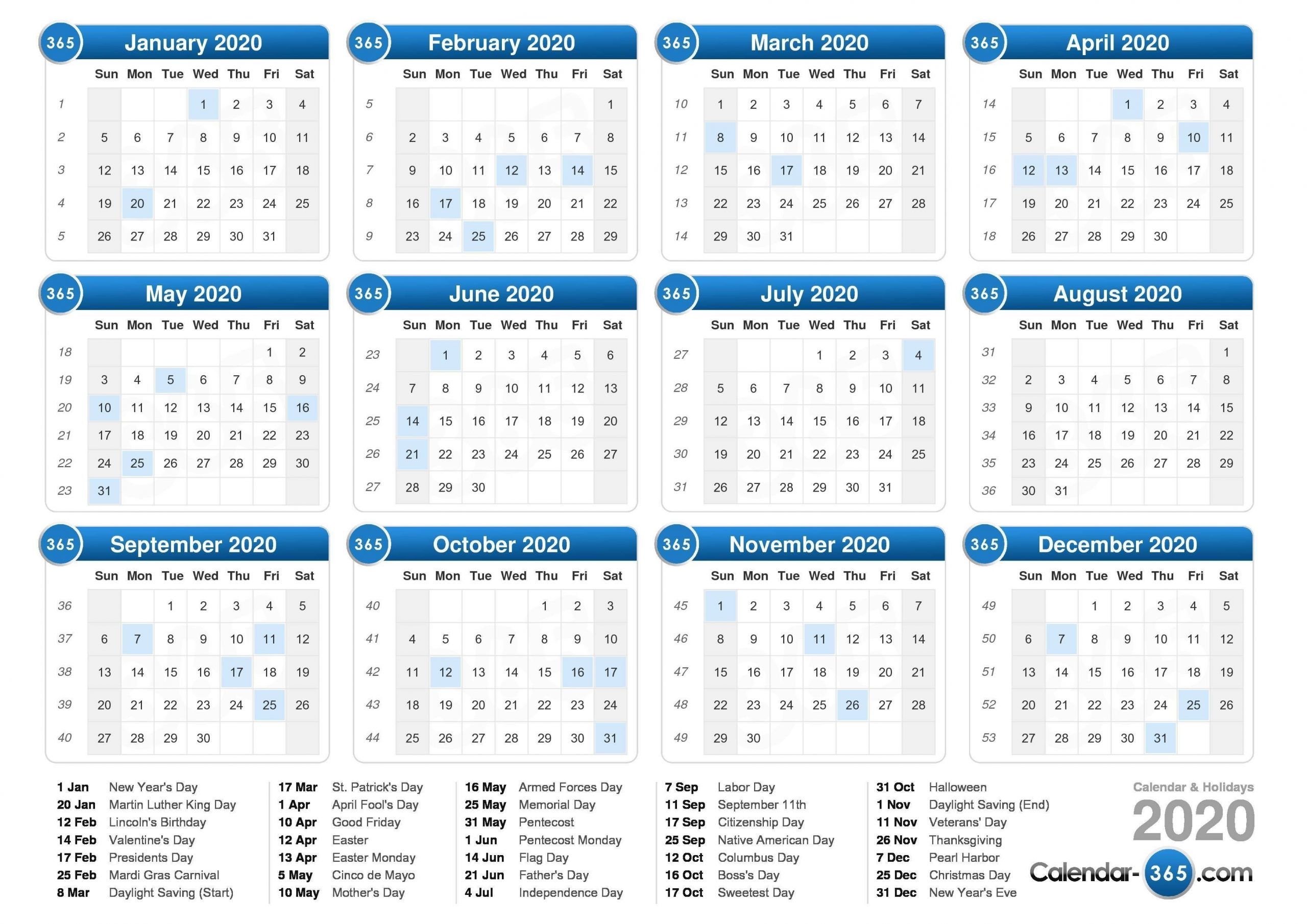 Holidays For 2020 South Africa | Calendar Template Printable