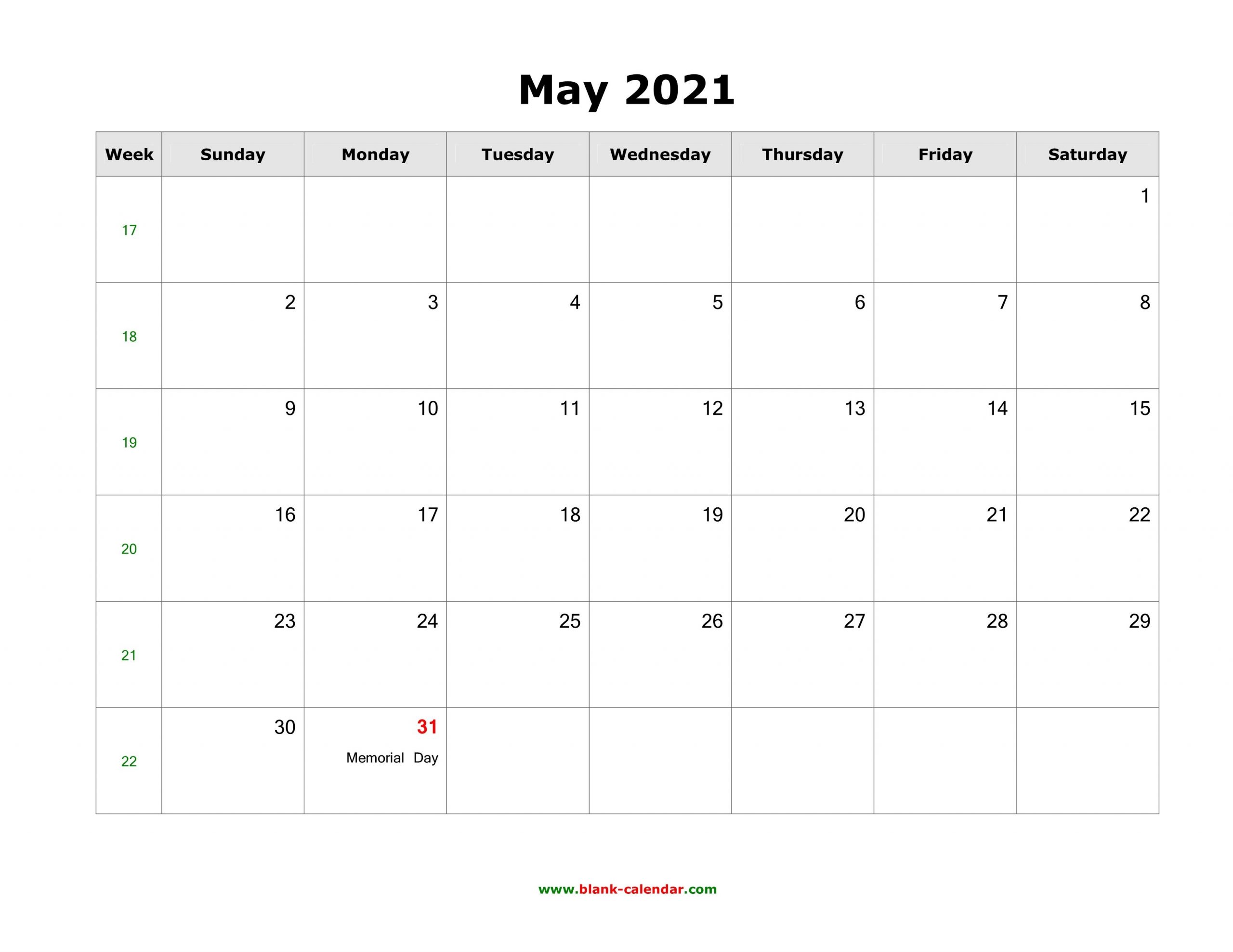 Holidays In May 2021 Calendar | Calendar 2021