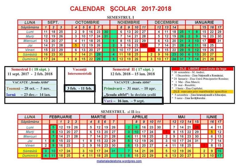 Ianuarie 2018 Zile Lucratoare (3) | 2018 Calendar