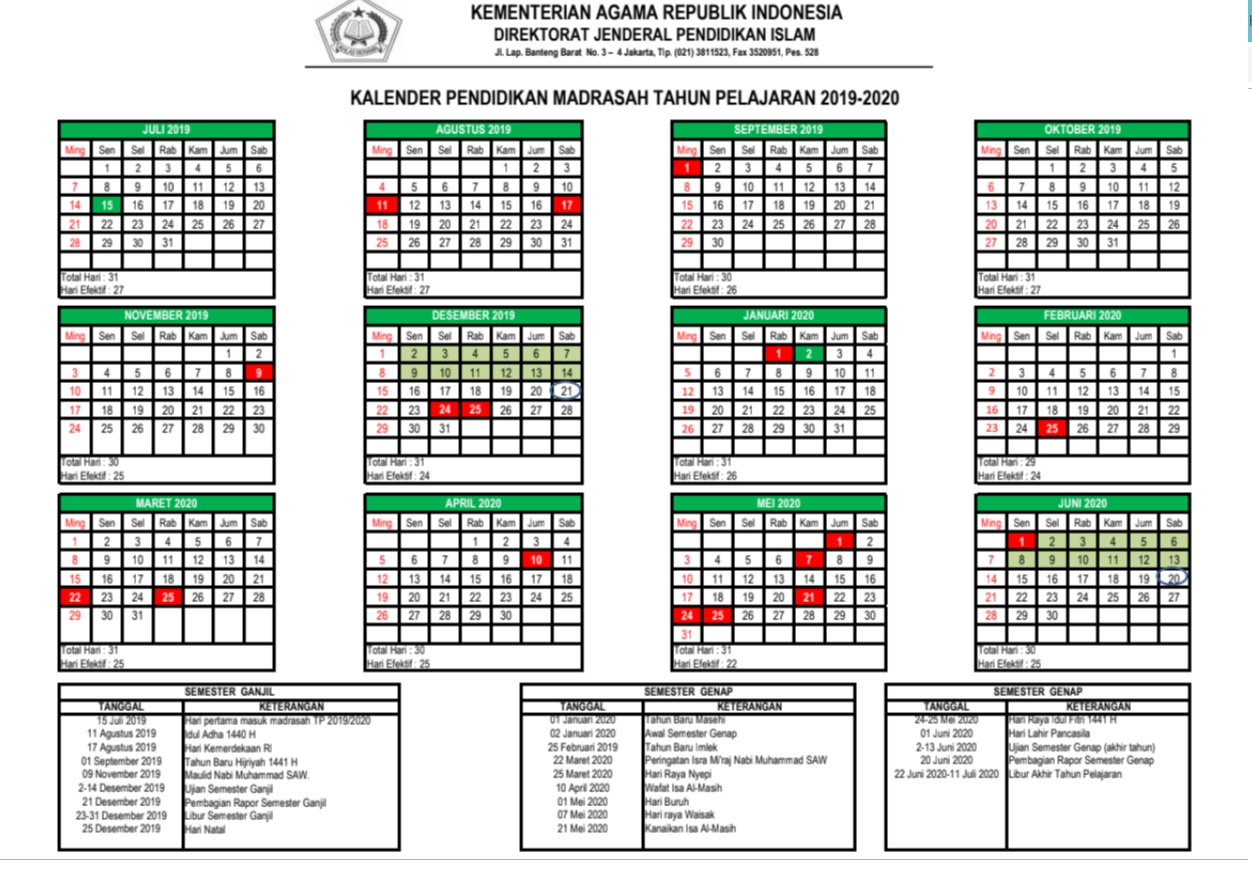 Kalender Puasa Ramadhan 2020