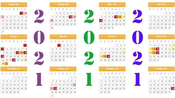Kalenderblatt 2021 - Download Template Kalender 2021 Free