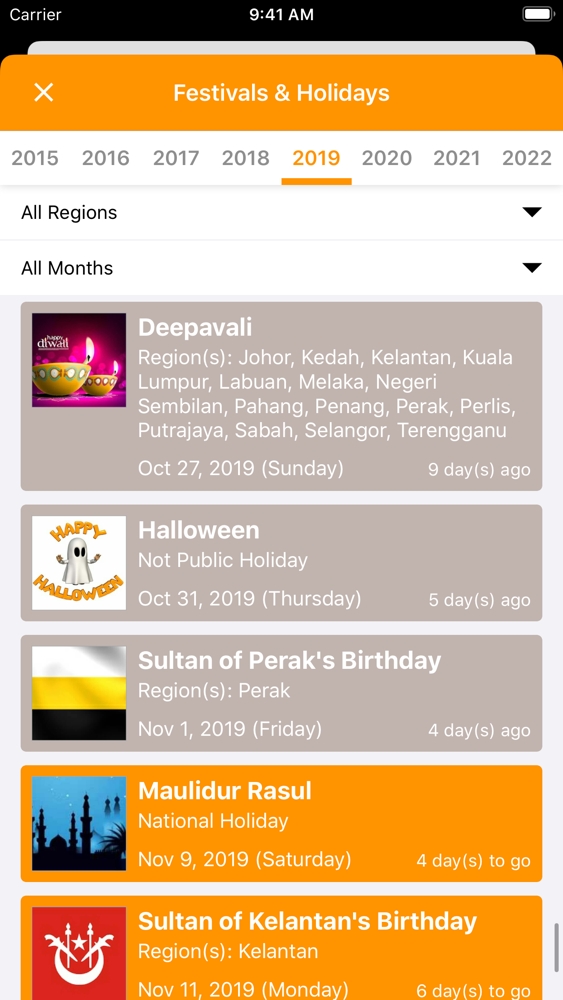 Malaysia Calendar 2020 - 2021 App For Iphone - Free