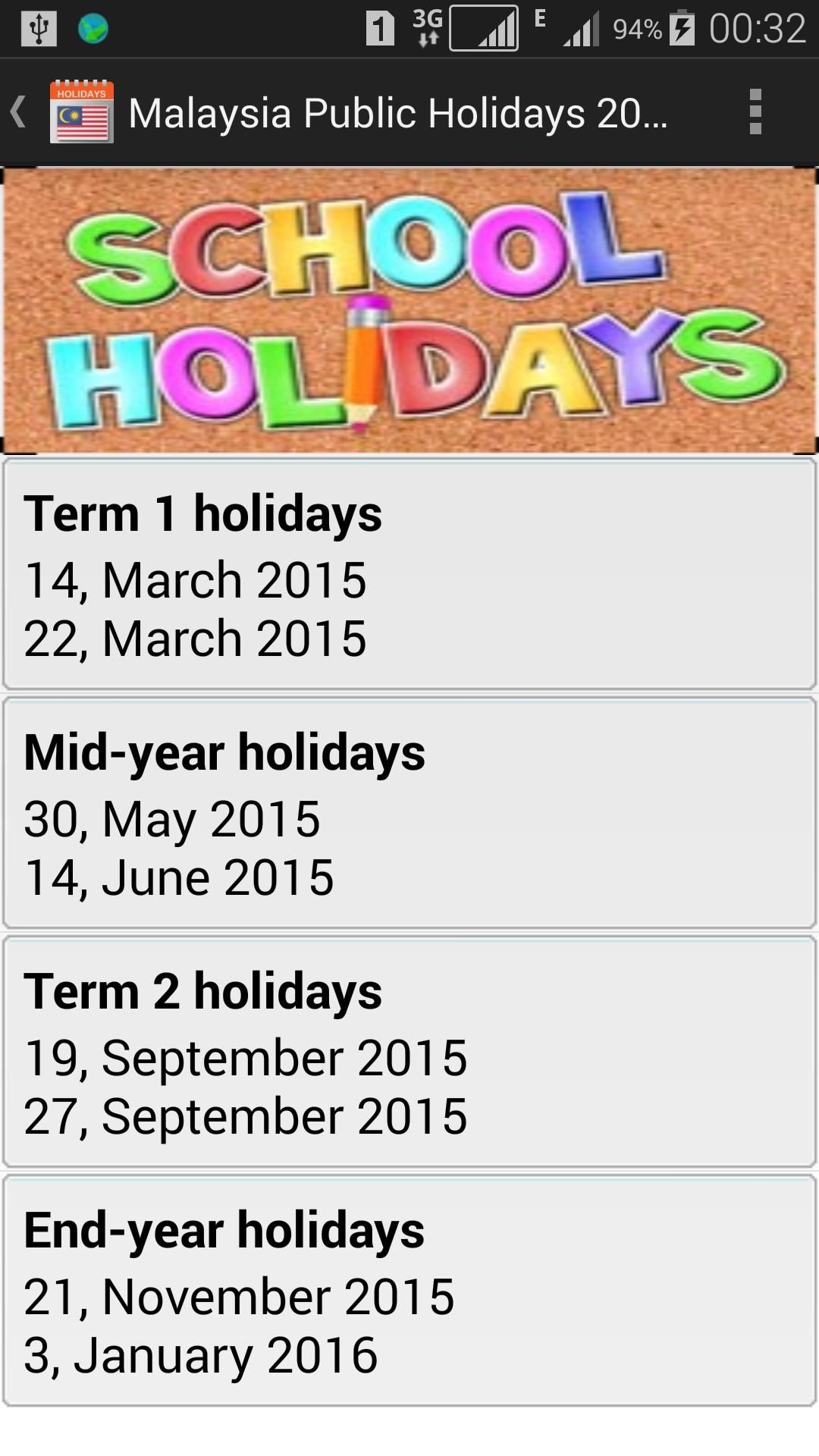 Malaysia Public Holidays 2020 / 2021 For Android - Apk
