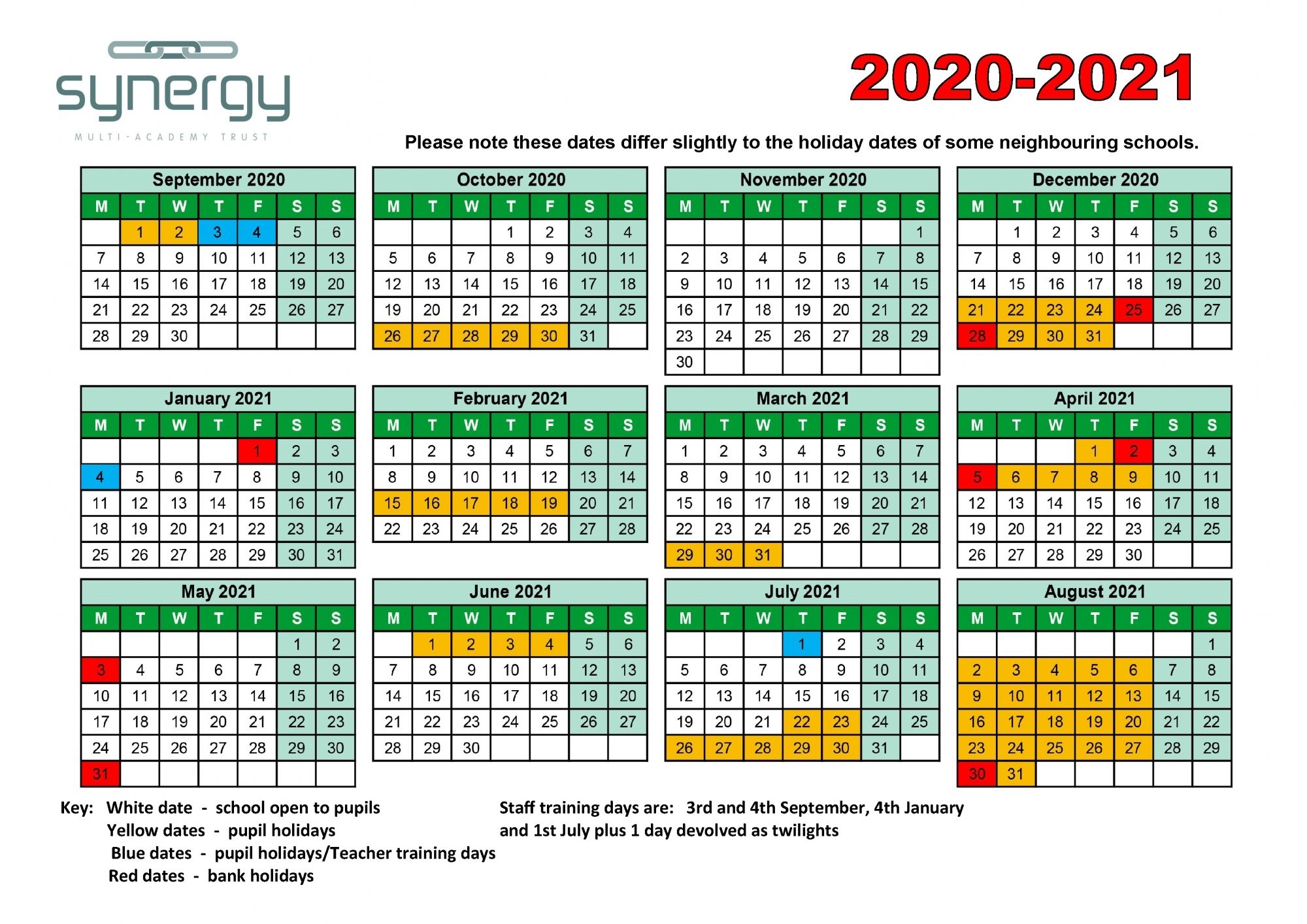 Mattishall Primary School - Term Dates &amp; Calendar