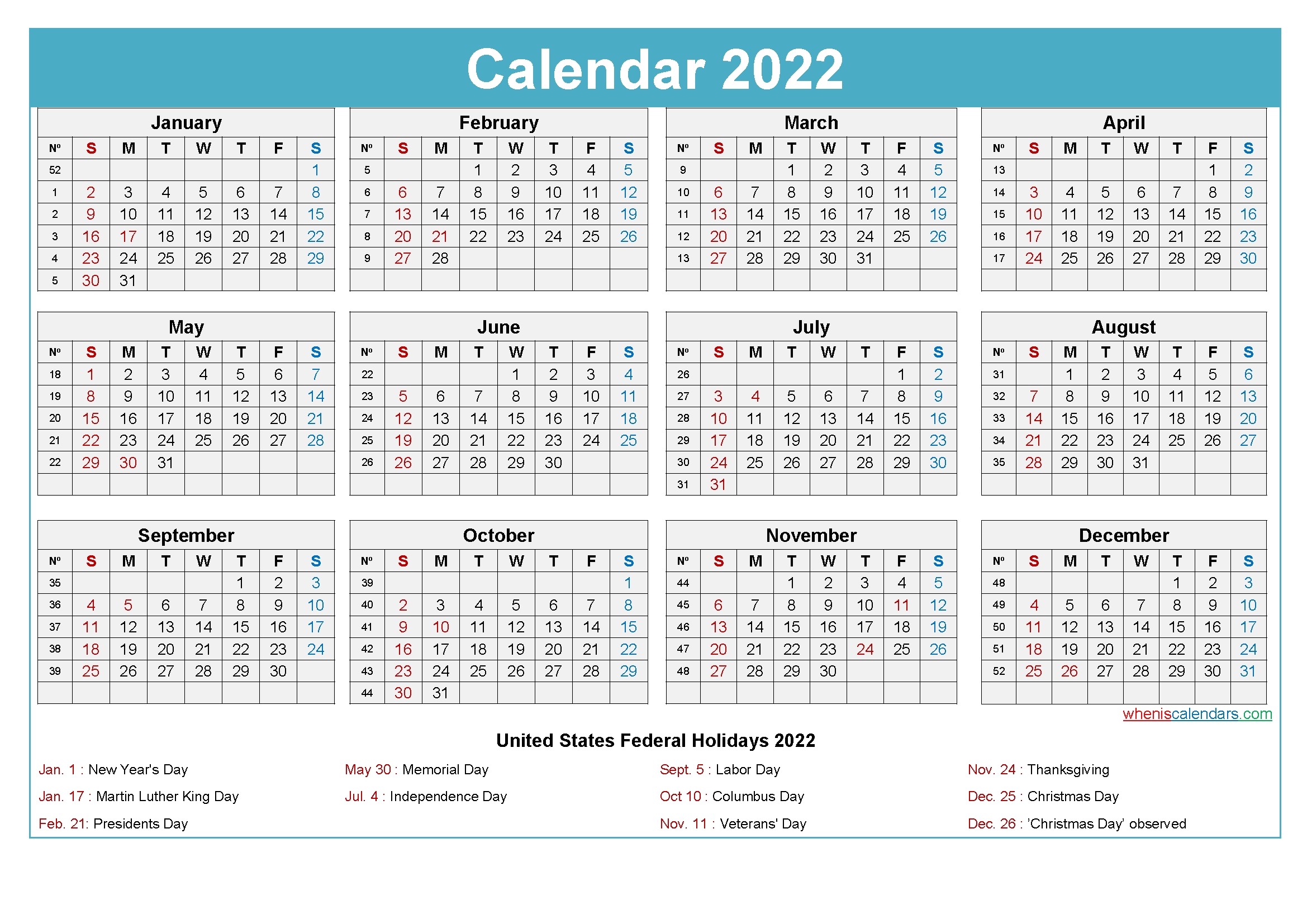 Maxine Desk Calendar 2022 With Holidays Printable