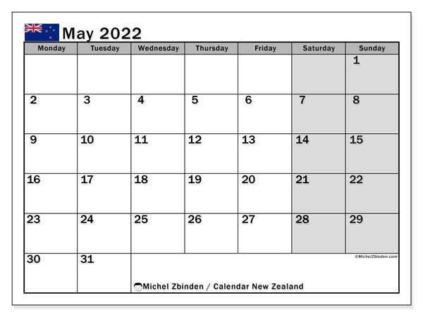 May 2022 Calendars &quot;Public Holidays&quot; - Michel Zbinden En