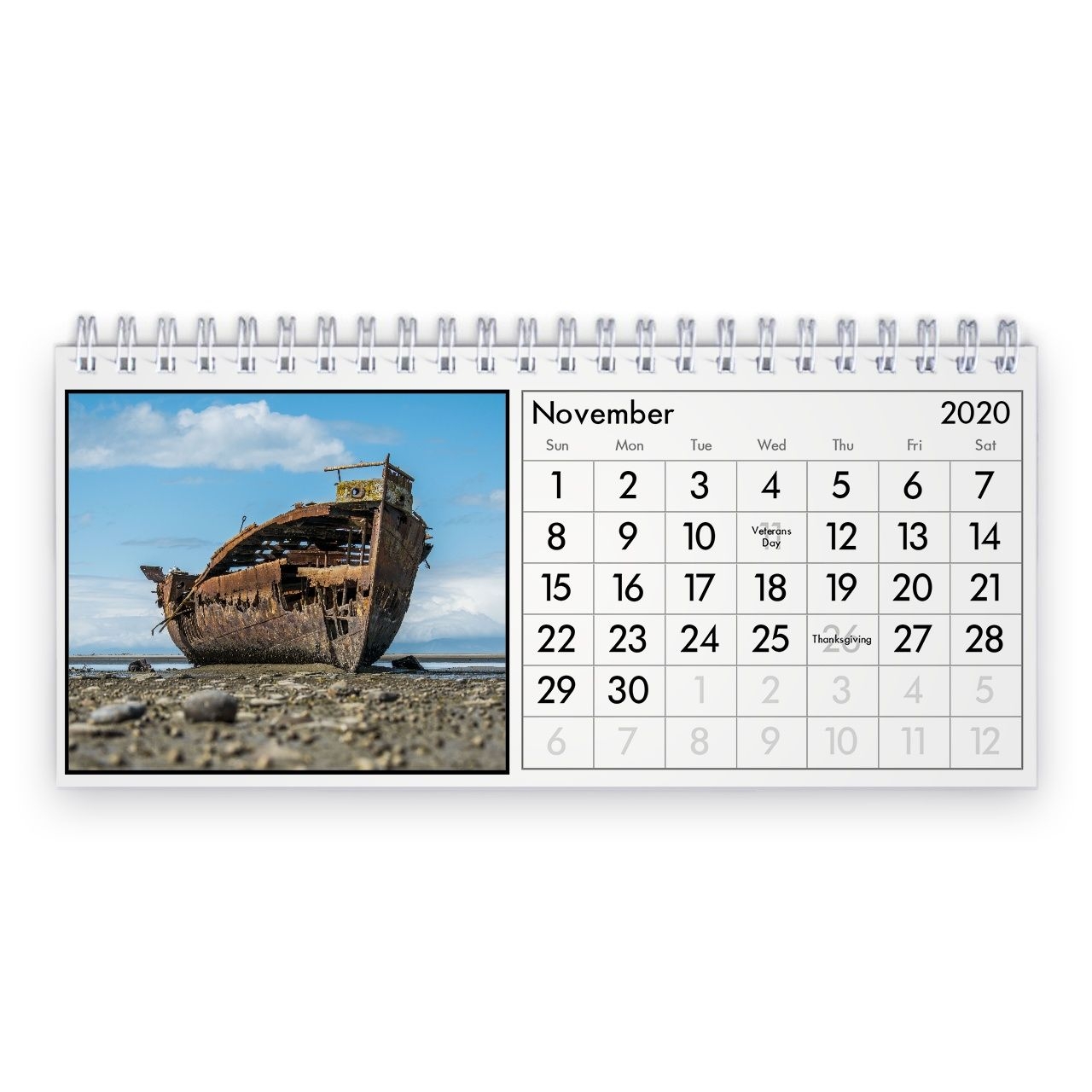 New Zealand 2021 Desk Calendar