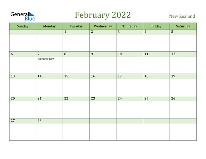 How to Calendar 2022 New Zealand