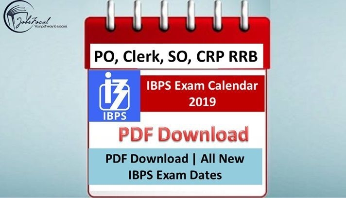 Pin On Ibps Exam Calendar 2019 Online