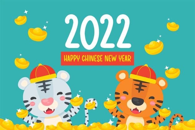 Premium Vector | Happy Chinese New Year 2022. Cartoon