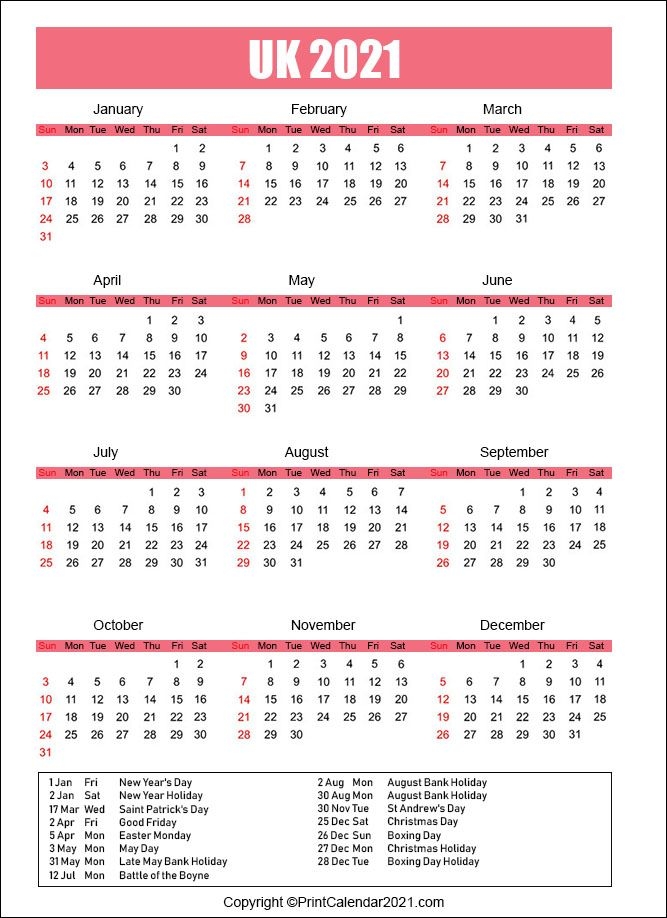 Ramadan 2021 Calendar Uk | 2021 Calendar