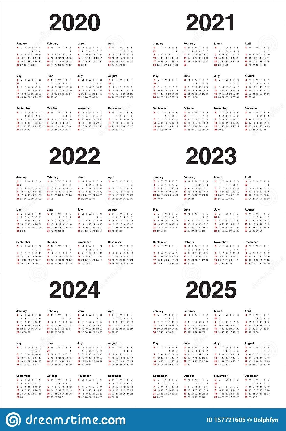 Three Year Printable Calendar 2021 To 2023 | Calendar