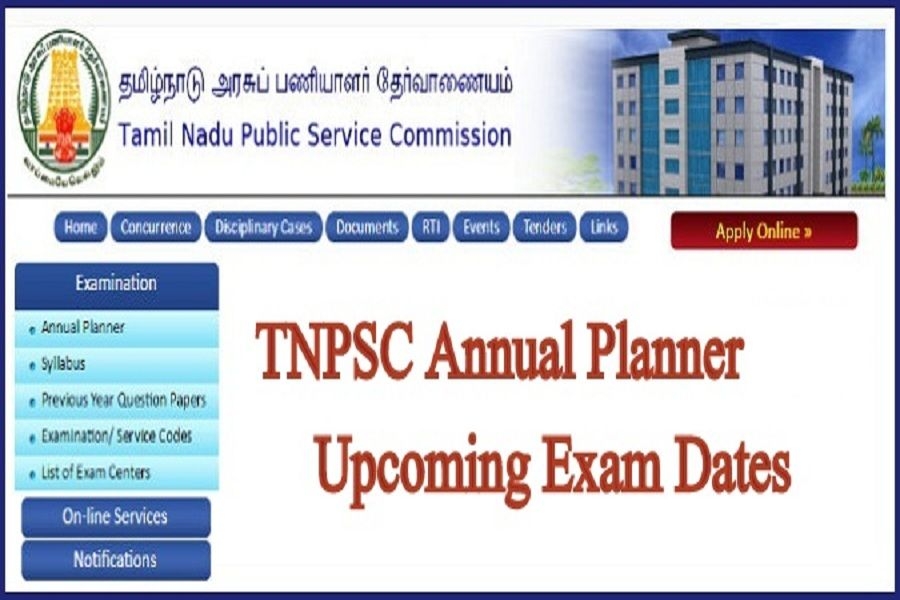 Tnpsc Annual Planner 2022-23~Upcoming Government Exam Dates