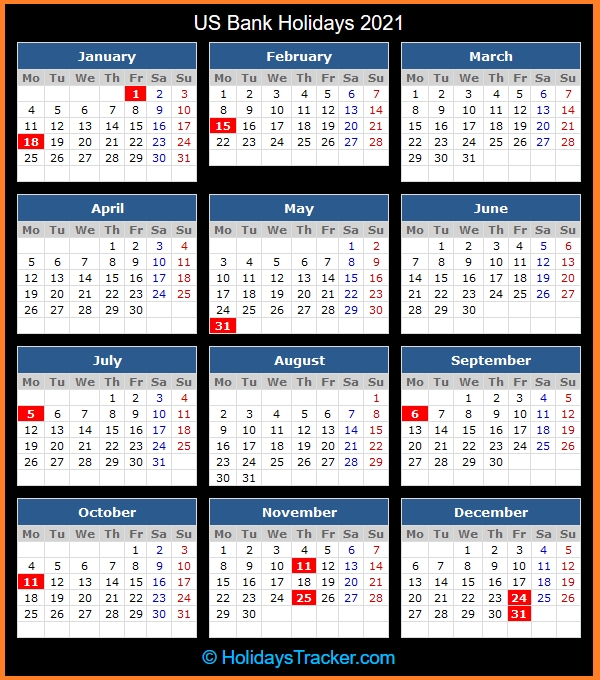 Best List Of Bank Holidays 2022 | Get Your Calendar Printable