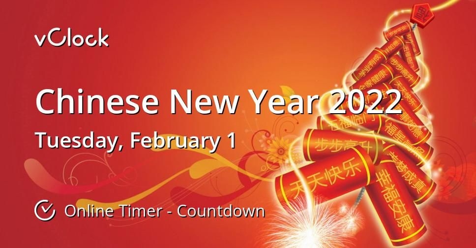 When Is Chinese New Year 2022 - Countdown Timer Online