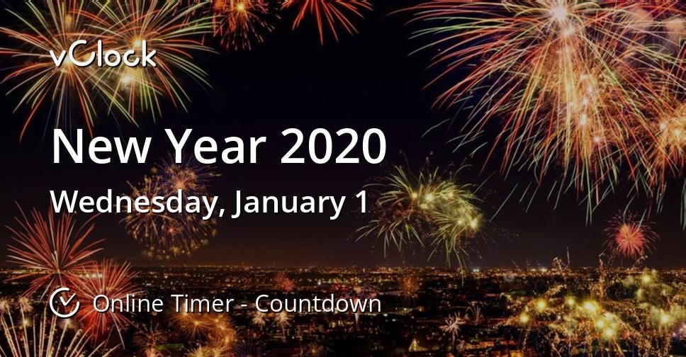 When Is New Year 2020 - Countdown Timer Online - Vclock