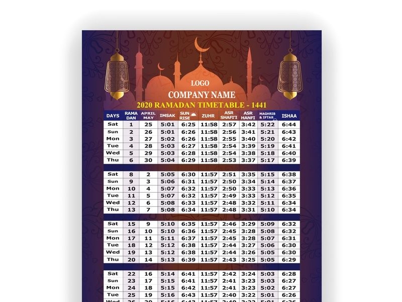 When Is Ramadan 2021 Calendar | 2022 Calendar