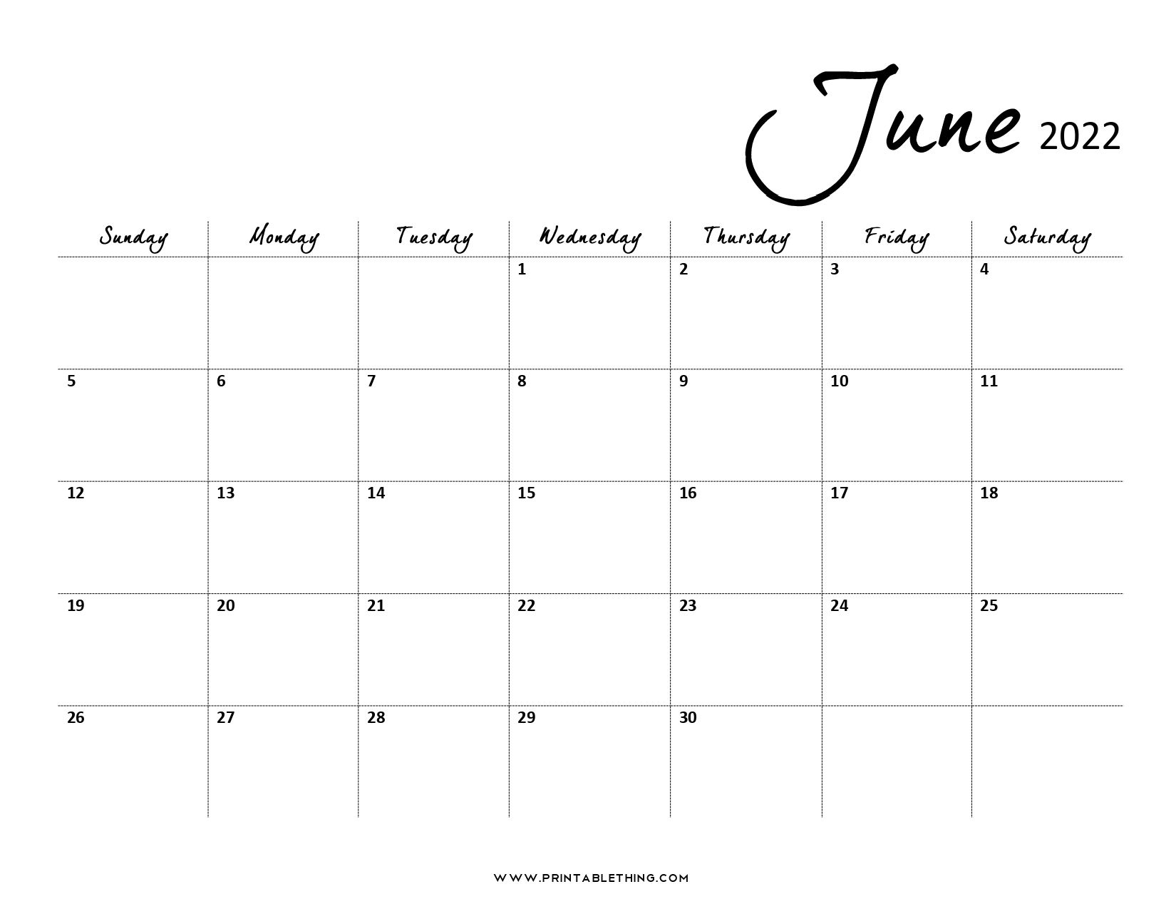 19+ June 2022 Calendar | Printable Pdf, Us Holidays, Blank