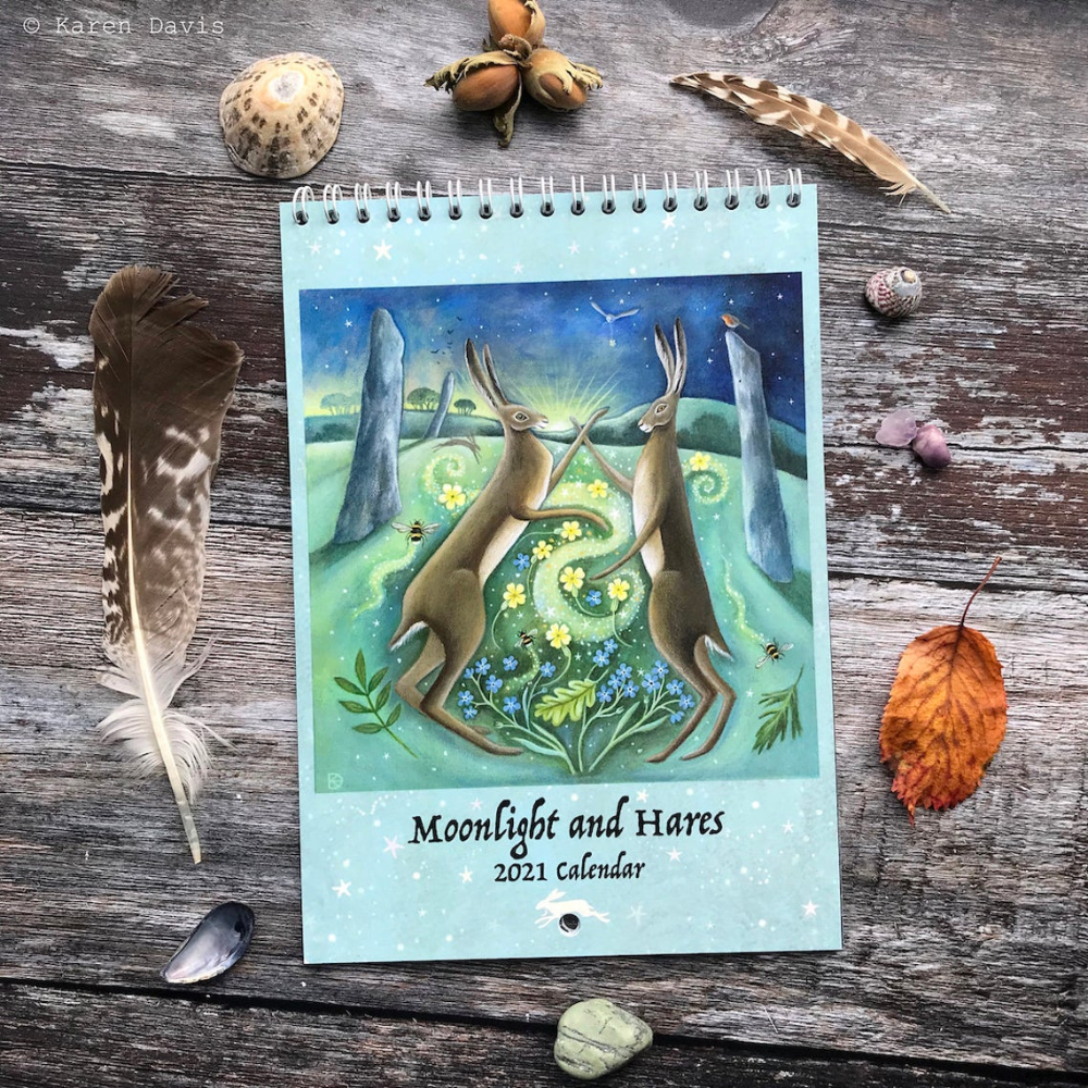 2021 Calendar By Moonlight And Hares | Etsy In 2020 | 2021