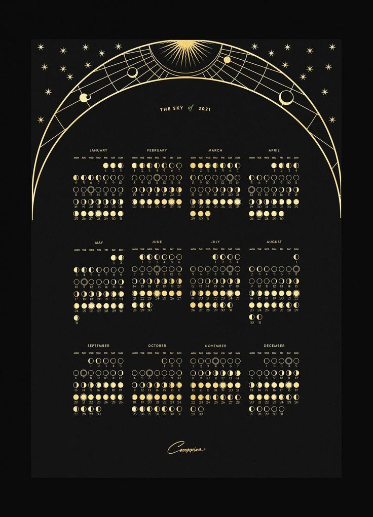 2021 Moon Phase Calendar Iii | Moon Phase Calendar, Moon