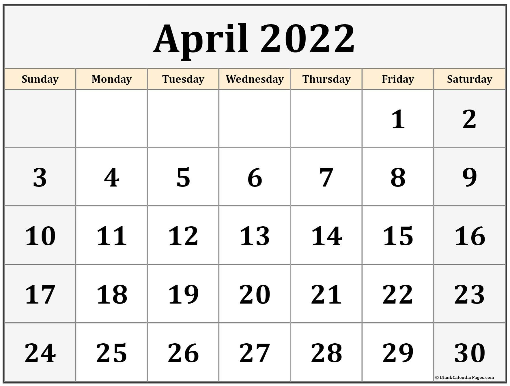 2022 April Calendar Malayalam - Latest News Update