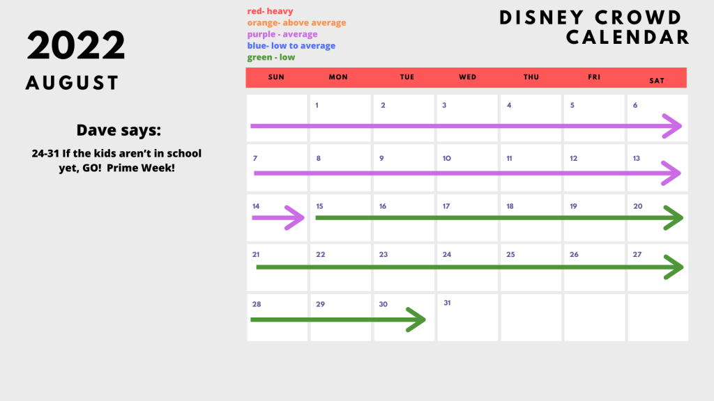 2022 Disney World Crowd Calendar: Best (&amp; Worst!) Times To