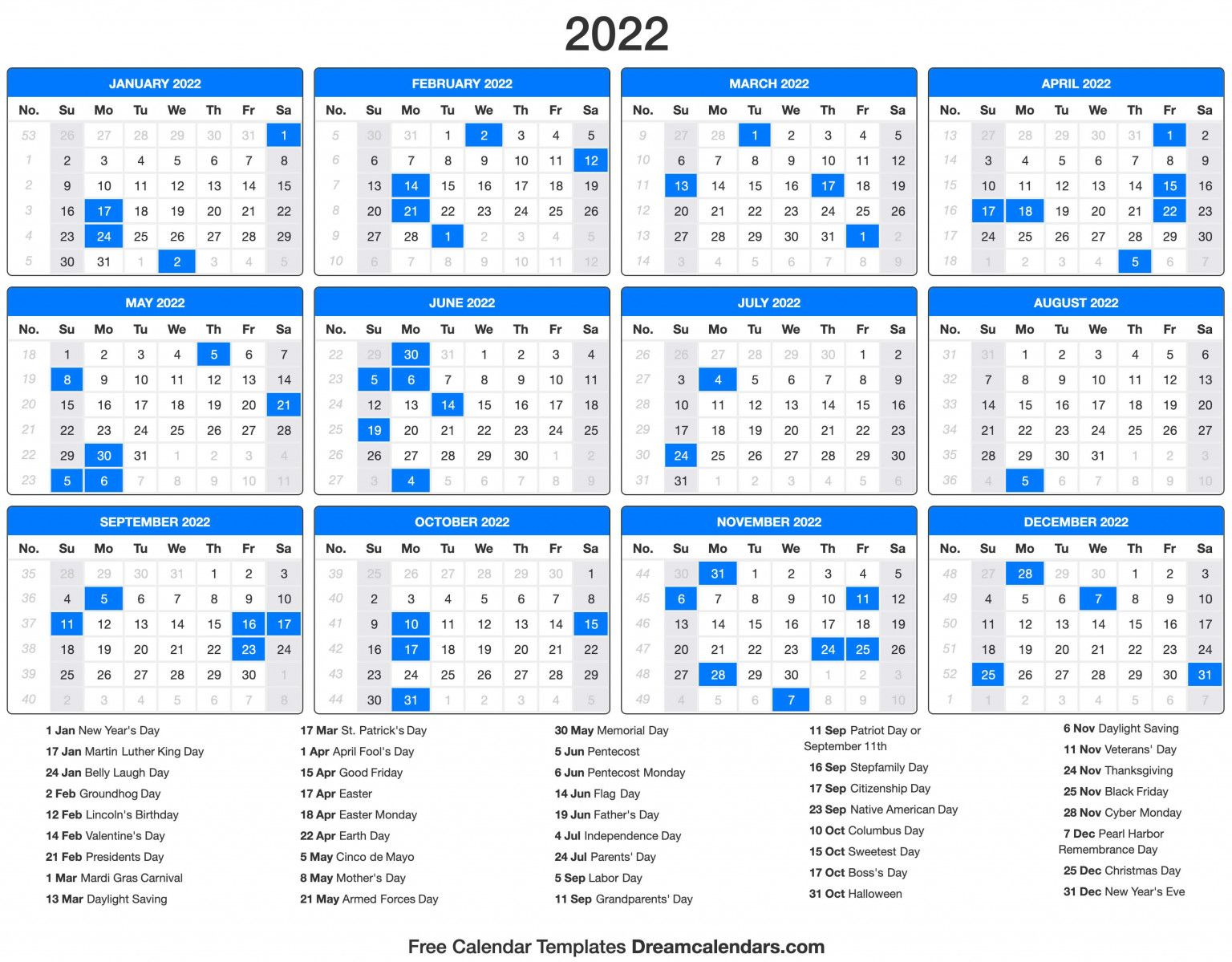 2022 Holiday Calendar India | Printable Calendars 2021
