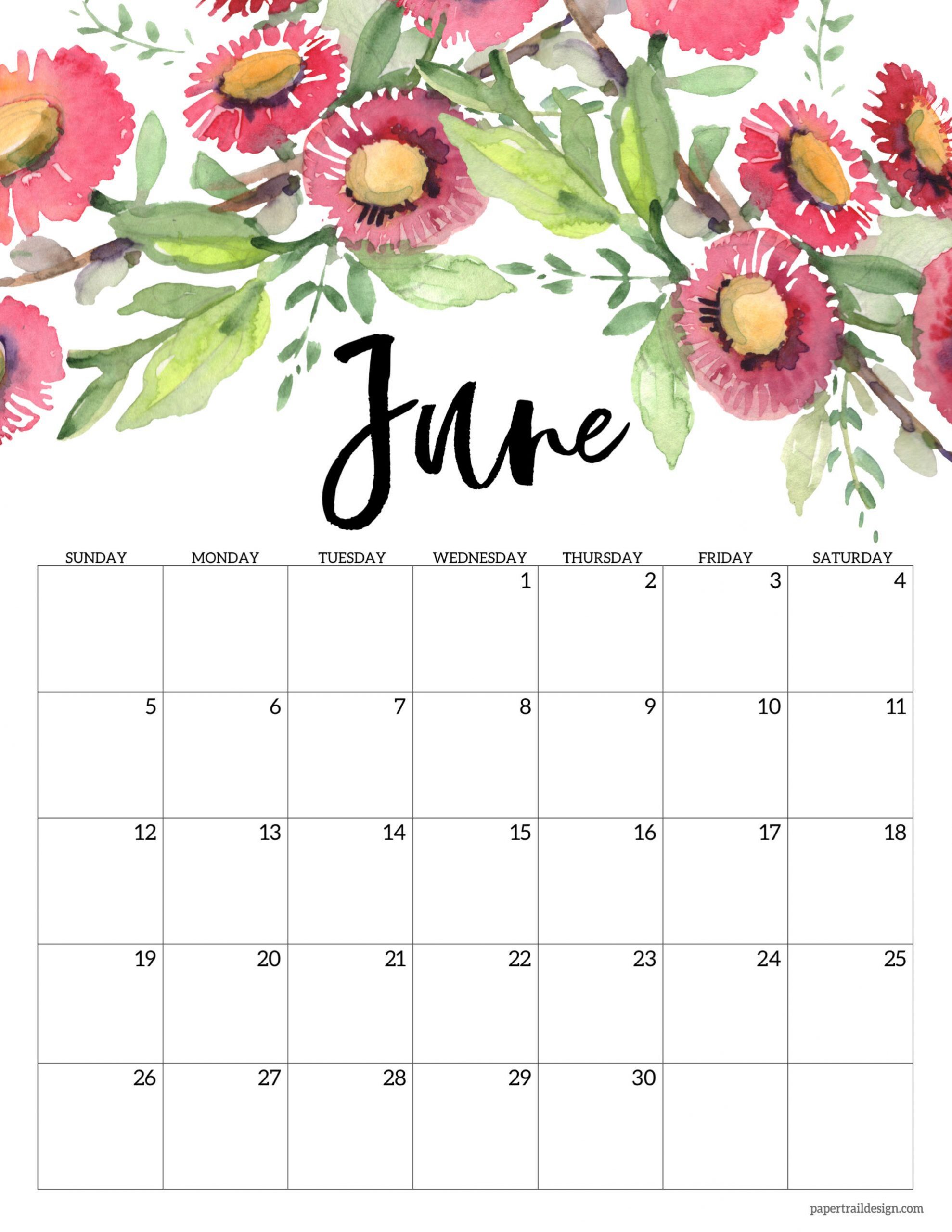 2022 Pits With Flowers Calendar | January 2022 Calendar