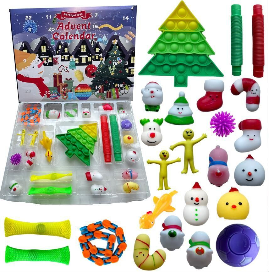 24 Days Fidget Toys Advent Calendar Christmas Countdown