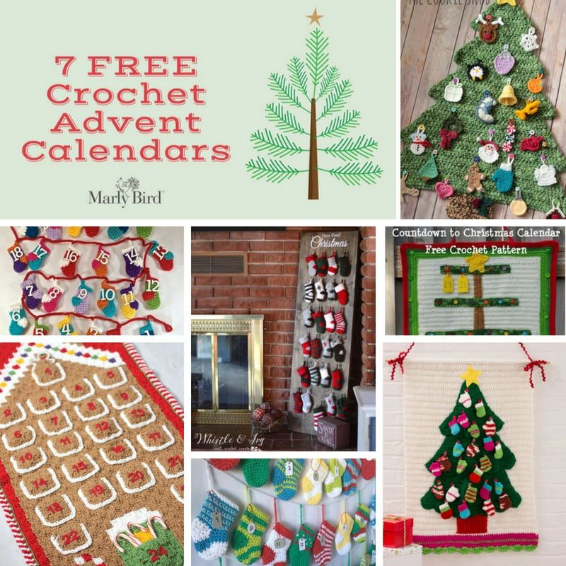 7 Free Crochet Advent Calendars - Marly Bird