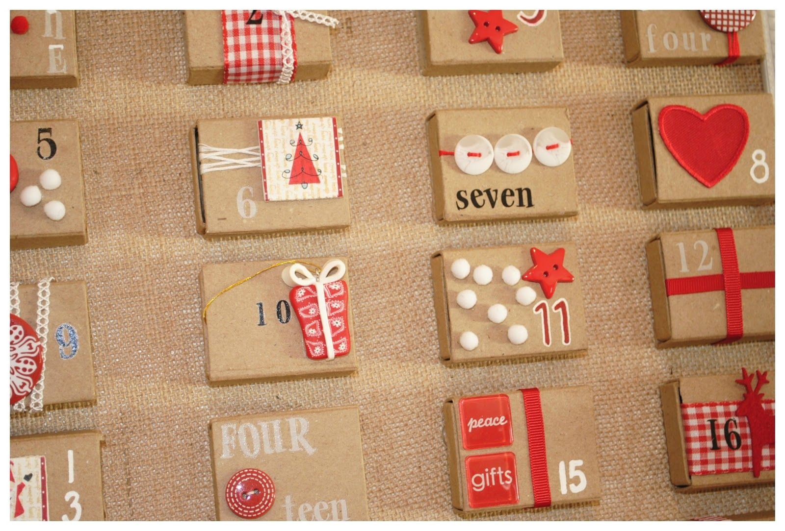 A Little Bit Of Quiet: Matchbox Advent Calendar