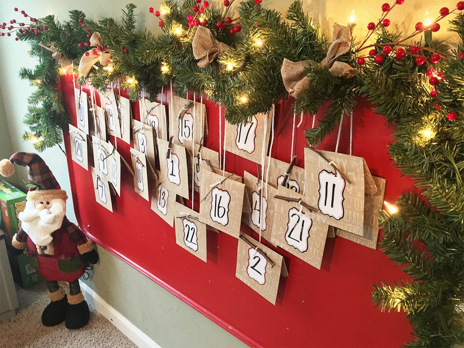 A Simple Advent Calendar With 25 Family Advent Calendar Ideas