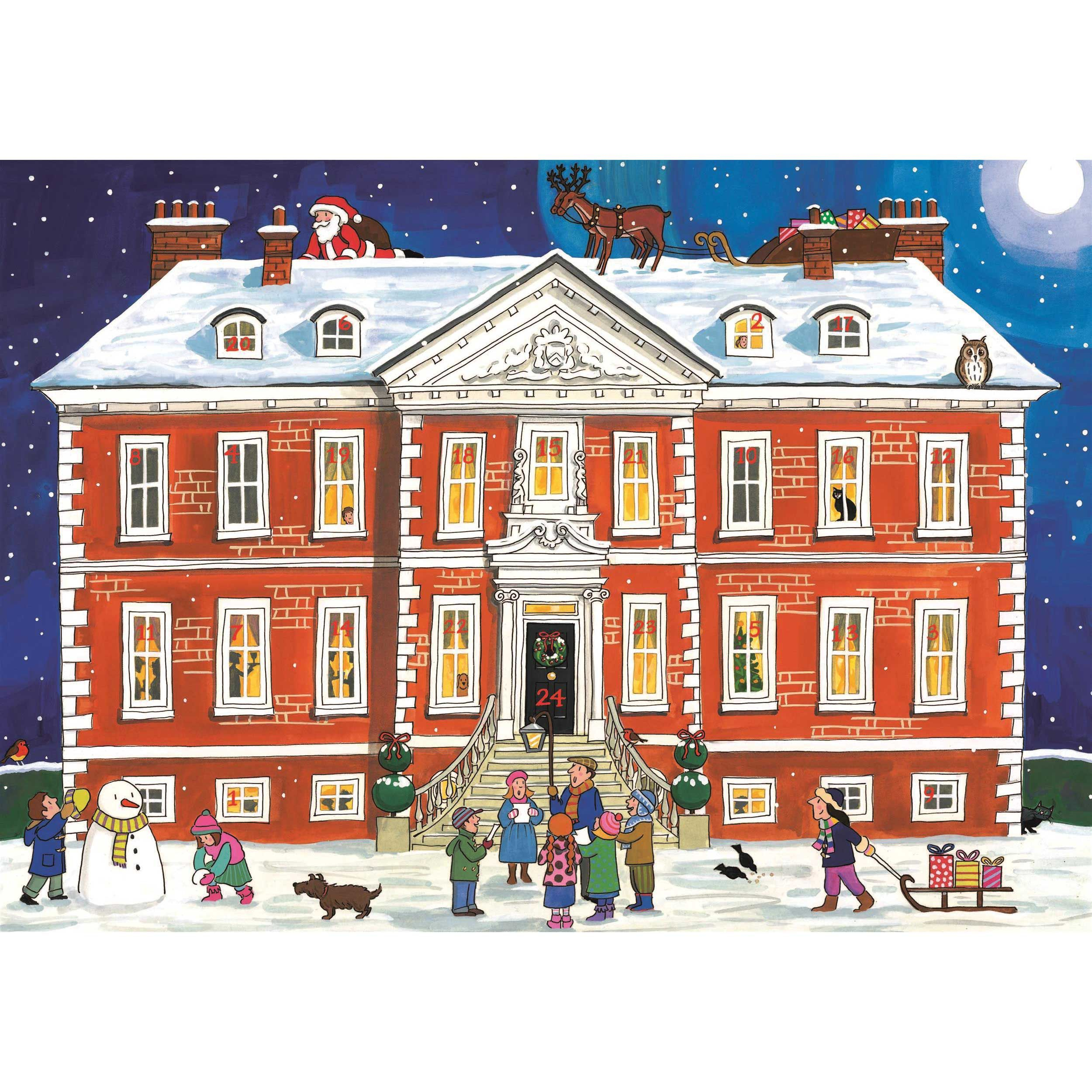 Alison Gardiner, Country House Advent Calendar At Calendar