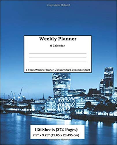 Amazon: Weekly Planner &amp; Calendar: 5 Years Planner