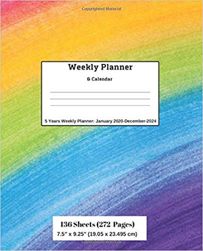 Amazon: Weekly Planner &amp; Calendar: 5 Years Planner