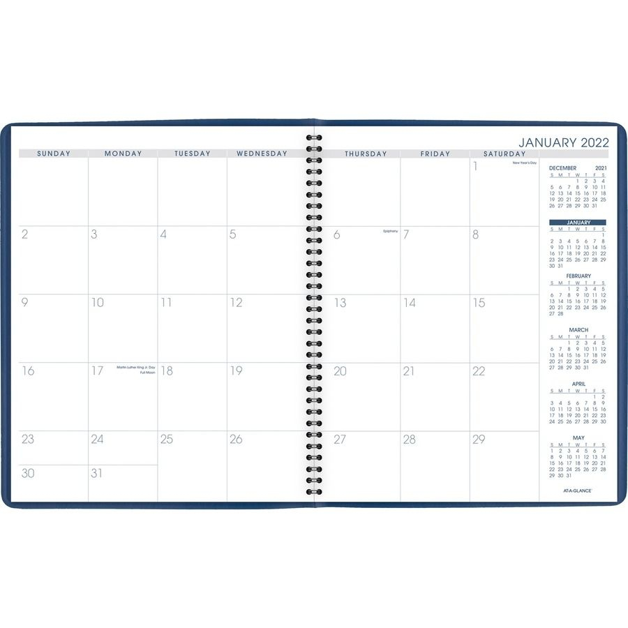At-A-Glance Fashion Color Monthly Planner - Julian Dates