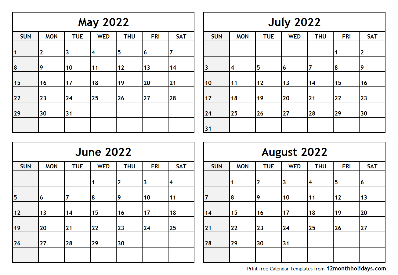 August 2022 Calendar - Calendar 2022