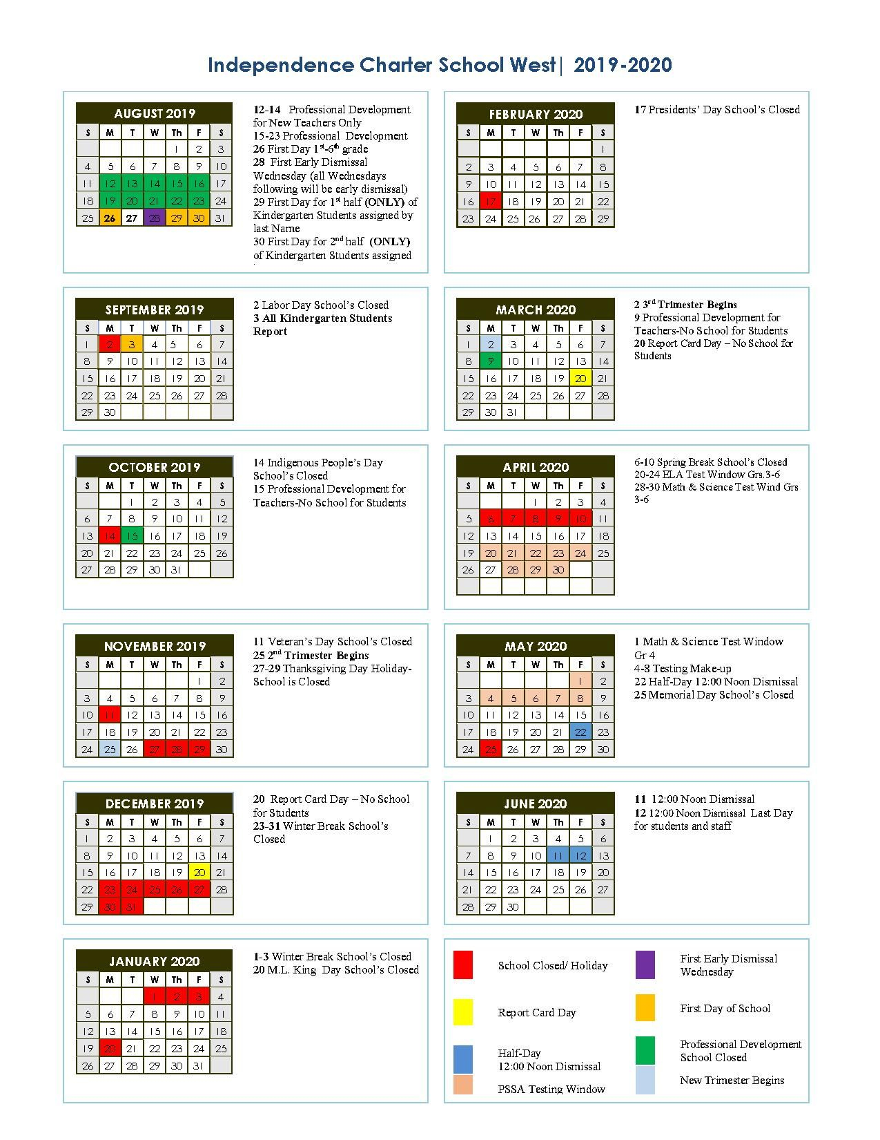 Berkeley County School District Calendar 2021 | Printable
