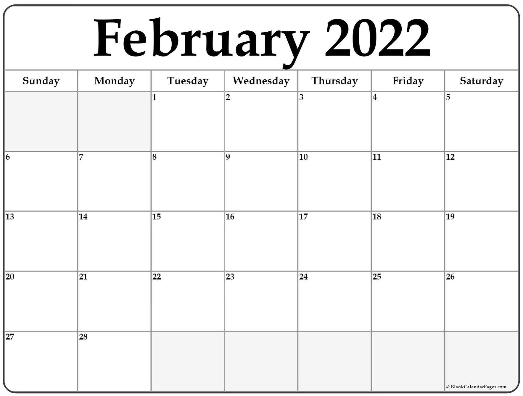 Best February 2022 Calendar Australia - Get Your Calendar