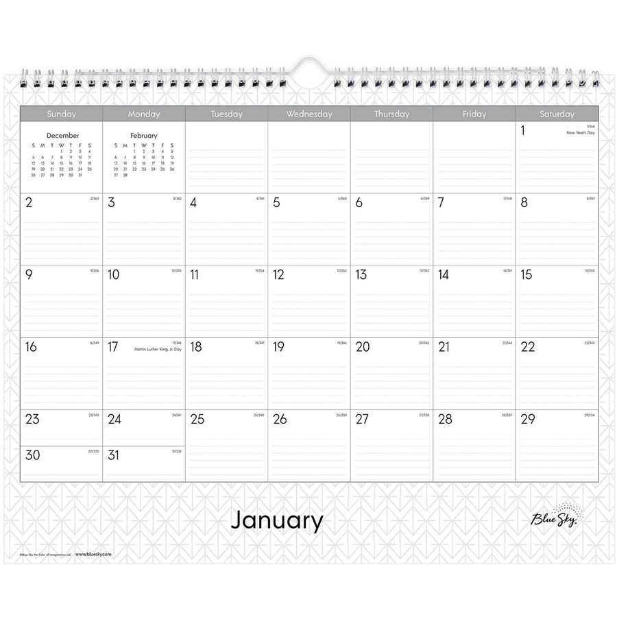 Bls111292 - Blue Sky Classic Monthly Wall Calendar