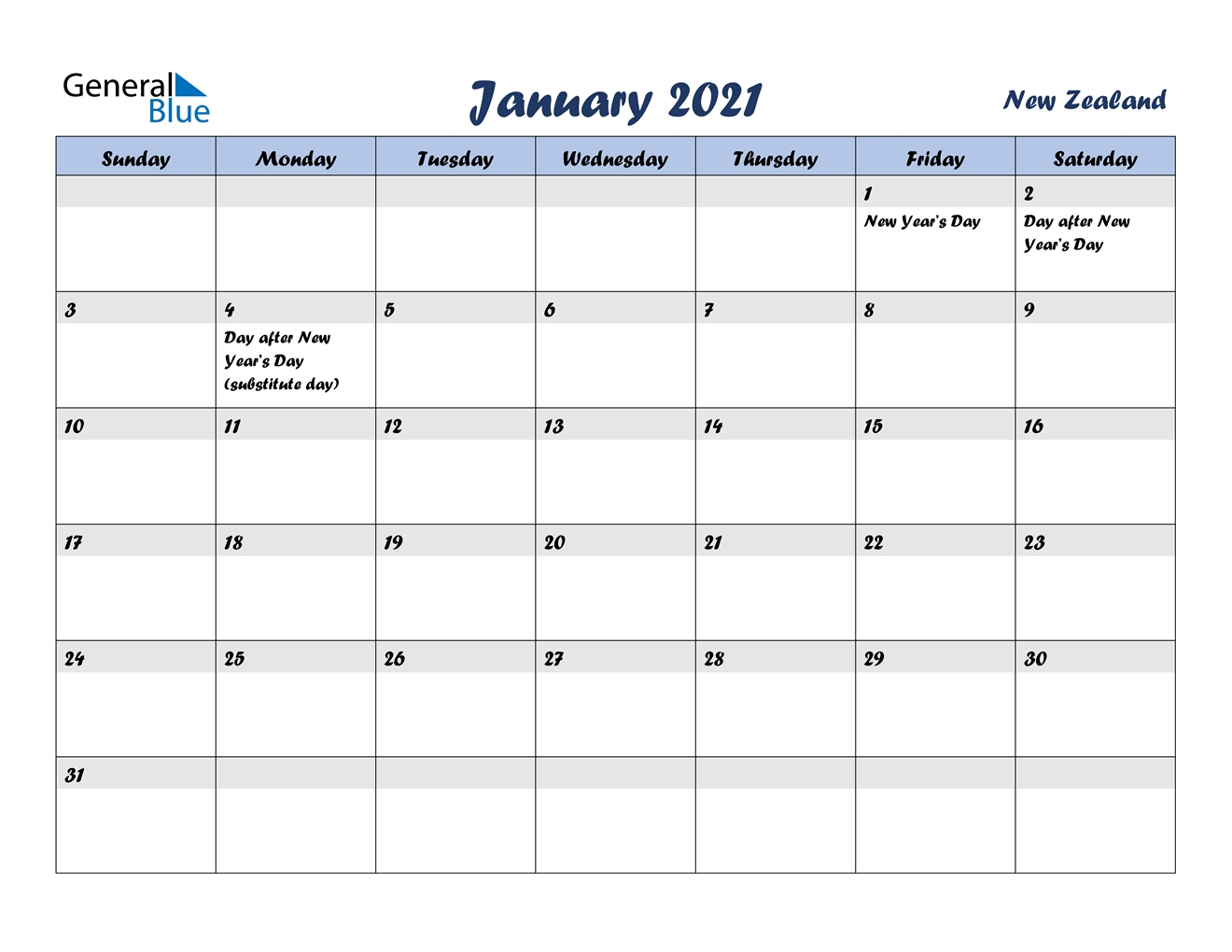 Universal School Calendar 2022 Nz