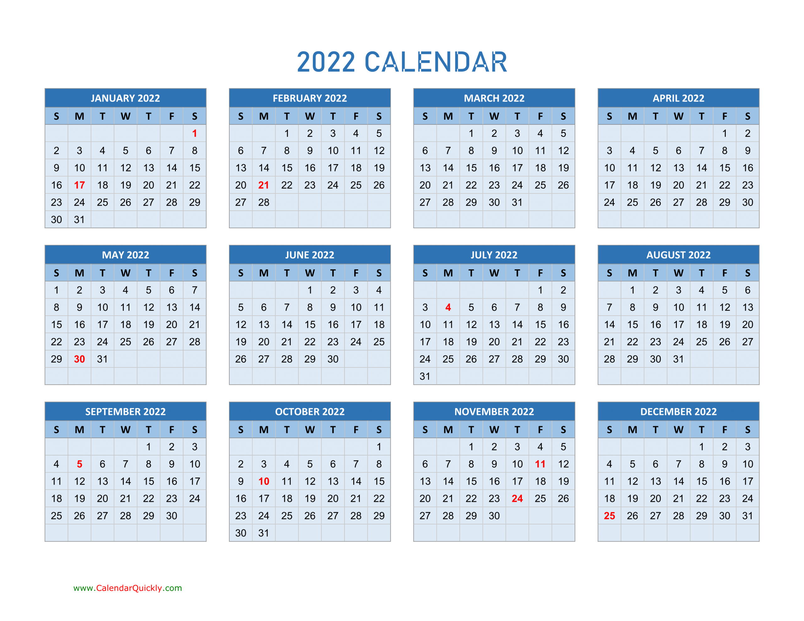 Calendar 2022 Full Year